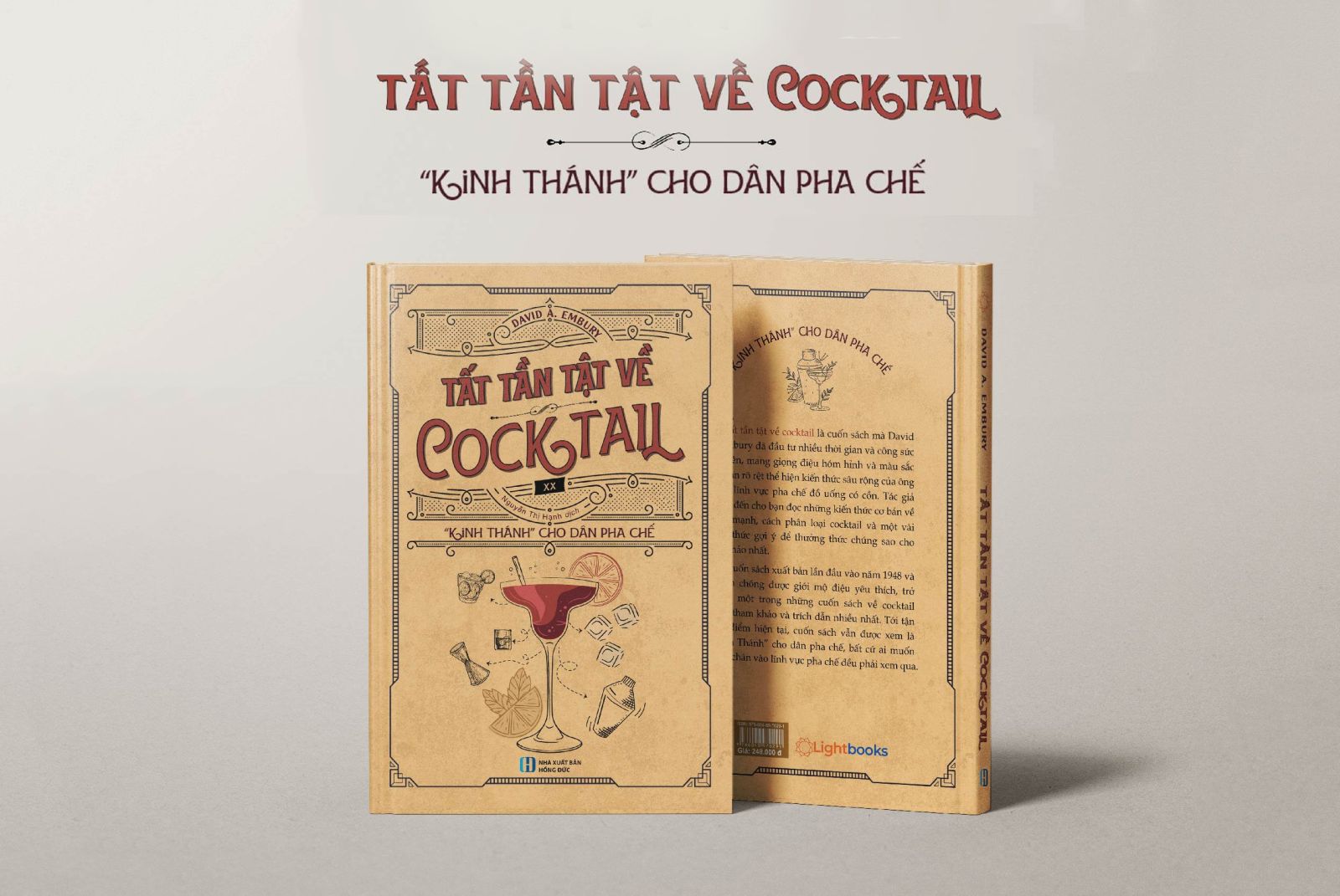 TẤT TẦN TẬT VỀ COCKTAIL - Kinh Thánh Cho Dân Pha Chế  -  David A.Embury 2 